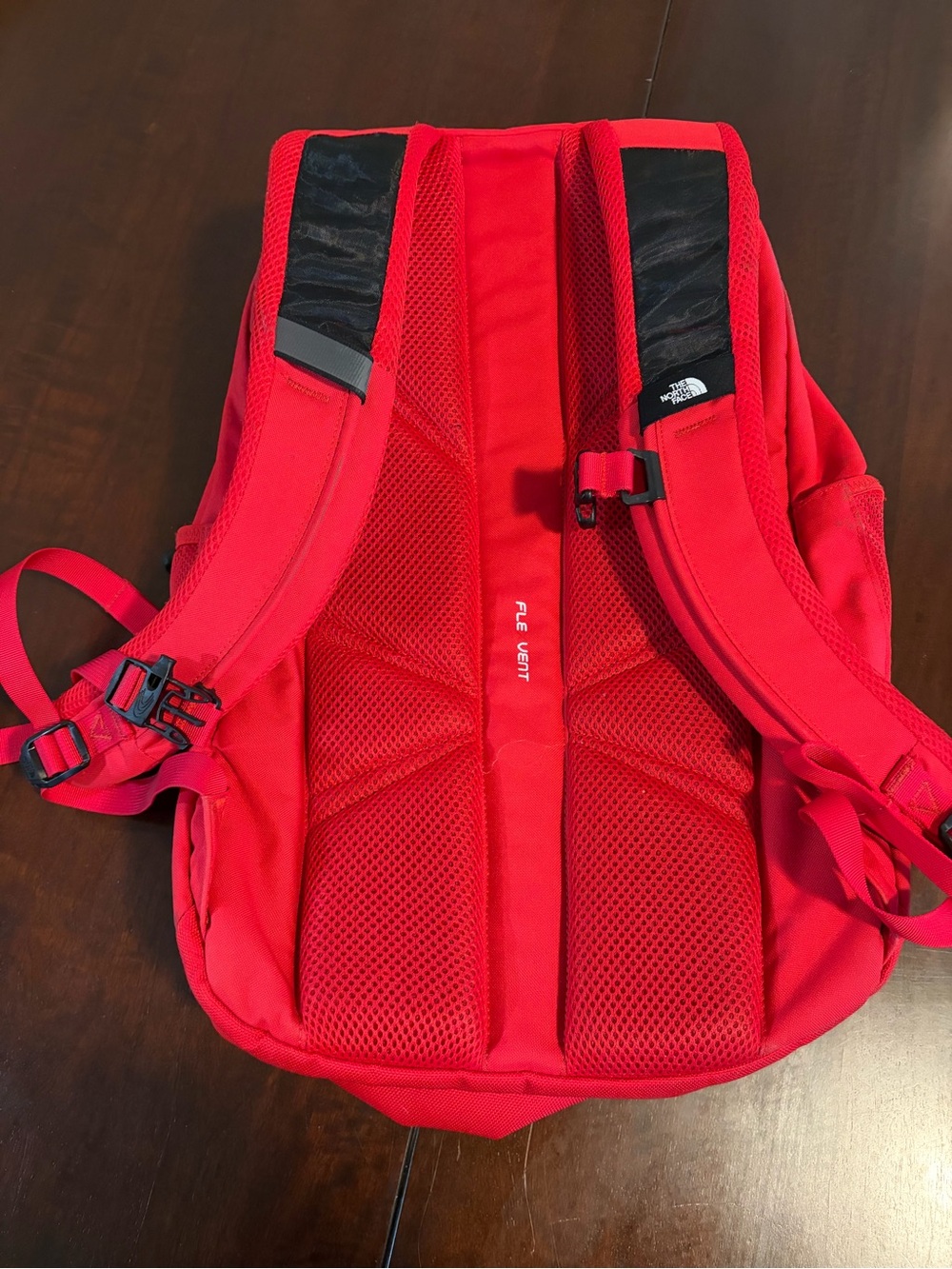The North Face Jester Backpack - Red with White Bungee - Picture 2 of 6